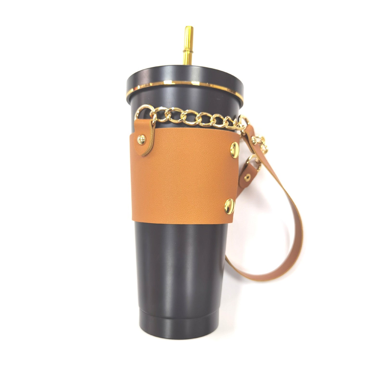 Wholesale Portable Leather PU Cup Holder